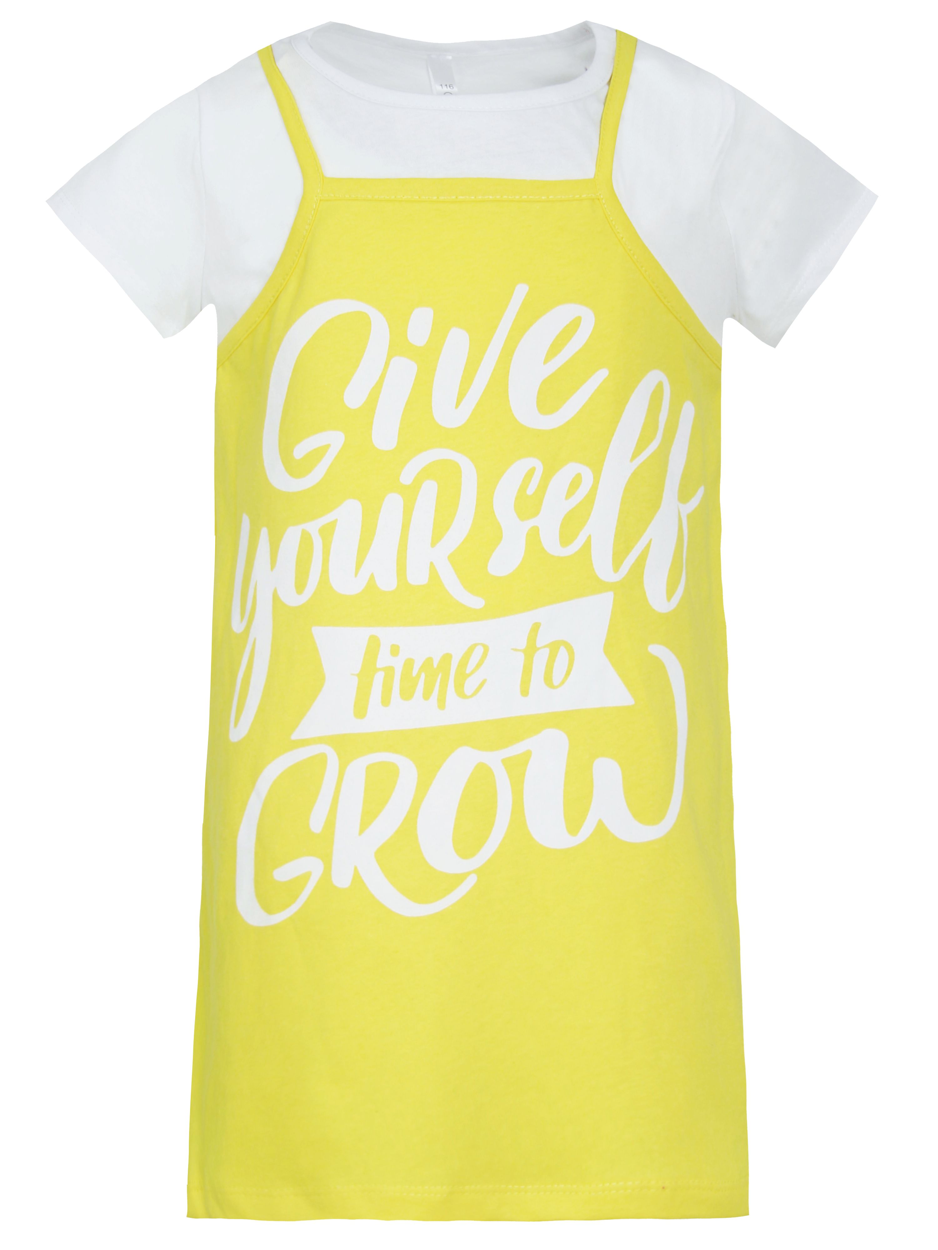 Платье ИНОВО GS1193/желтый - фото 1