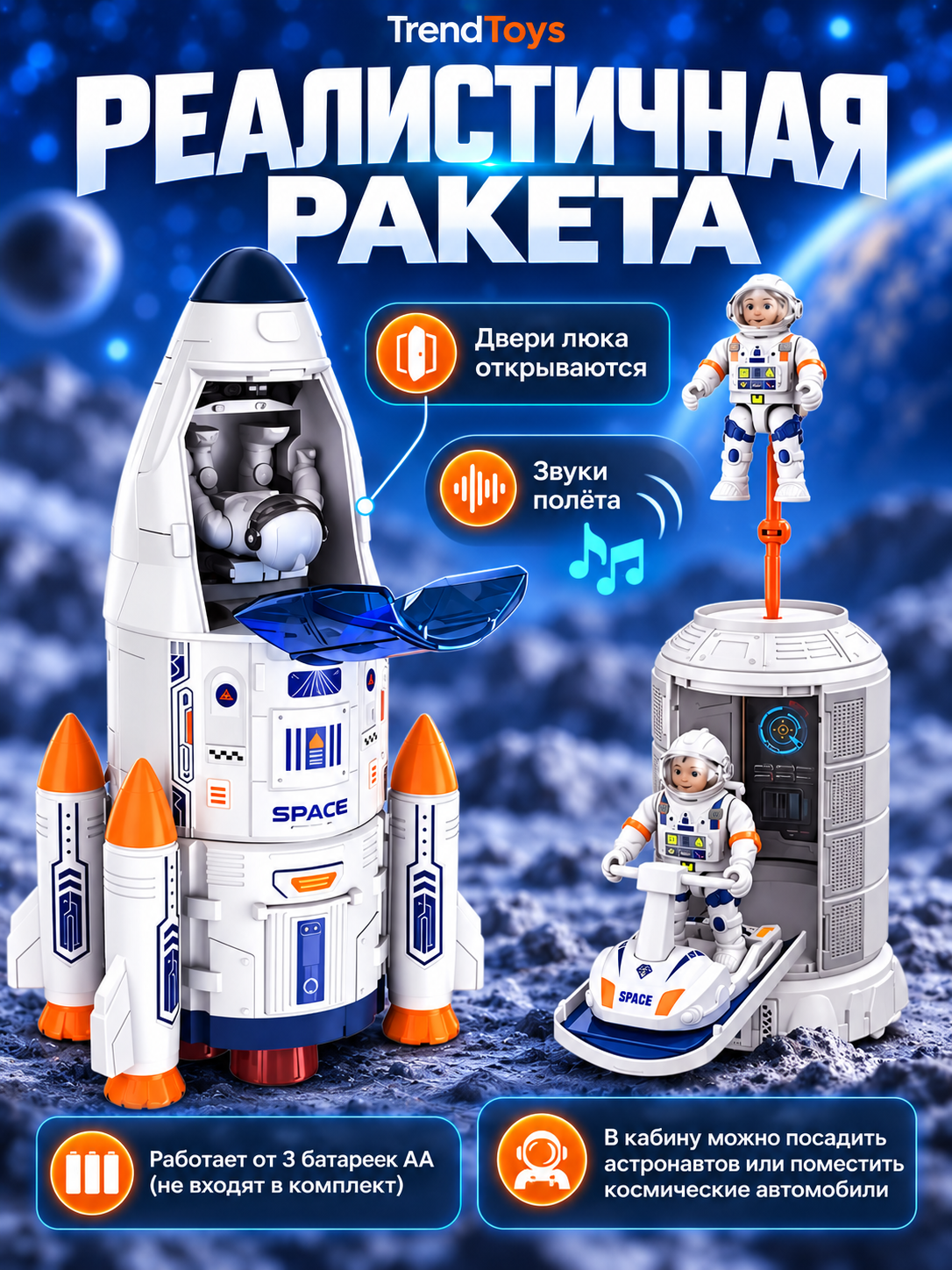 Космический корабль TrendToys Космическая станция DNT016 - фото 4