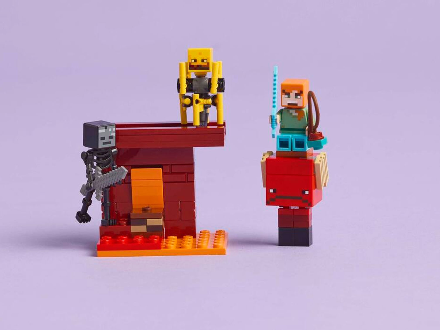Конструктор LEGO Minecraft Битва за лаву 21266 99 дет. - фото 9