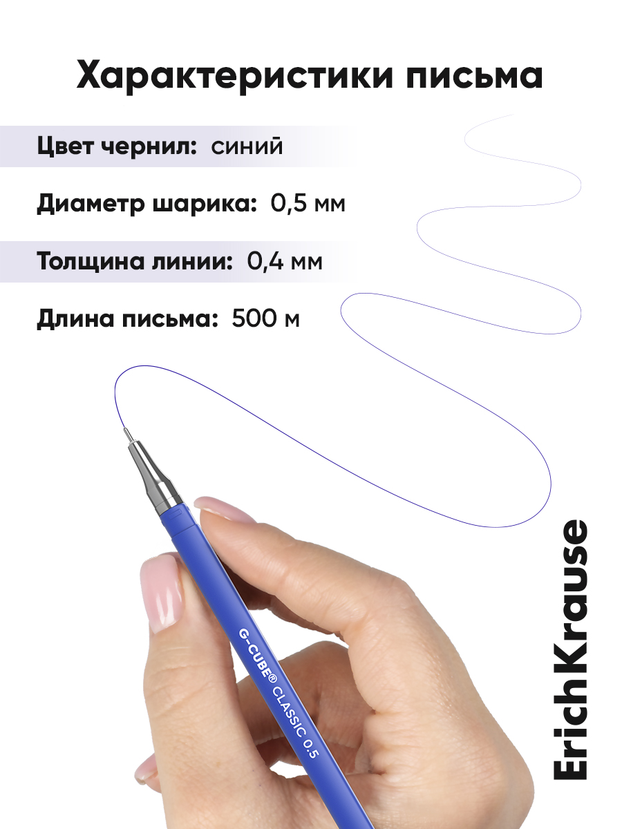 Ручка гелевая ErichKrause 12 шт. - фото 7