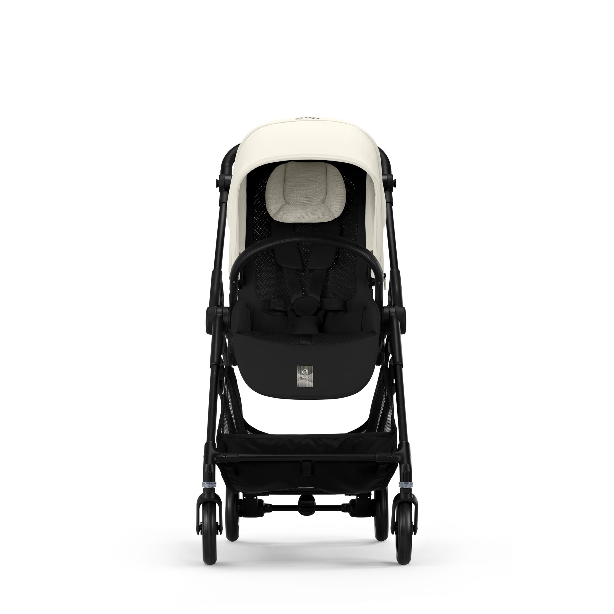 Коляска прогулочная Cybex Melio Carbon белый - фото 4