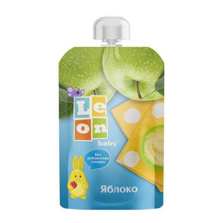 Пюре LEON baby Яблоко с 4 мес 90 г