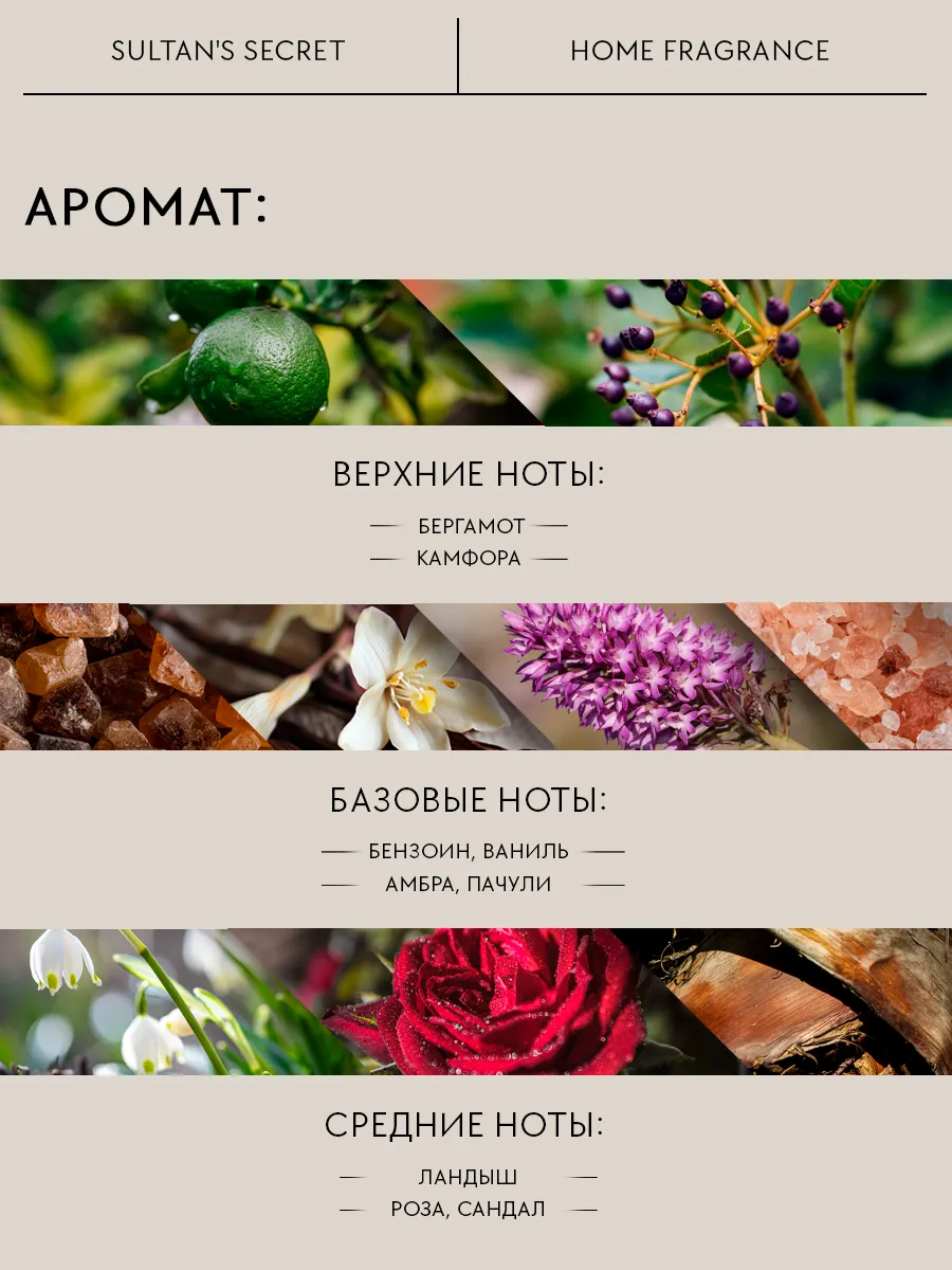 Диффузор для дома 8SLOW Sultan's Secret - фото 2