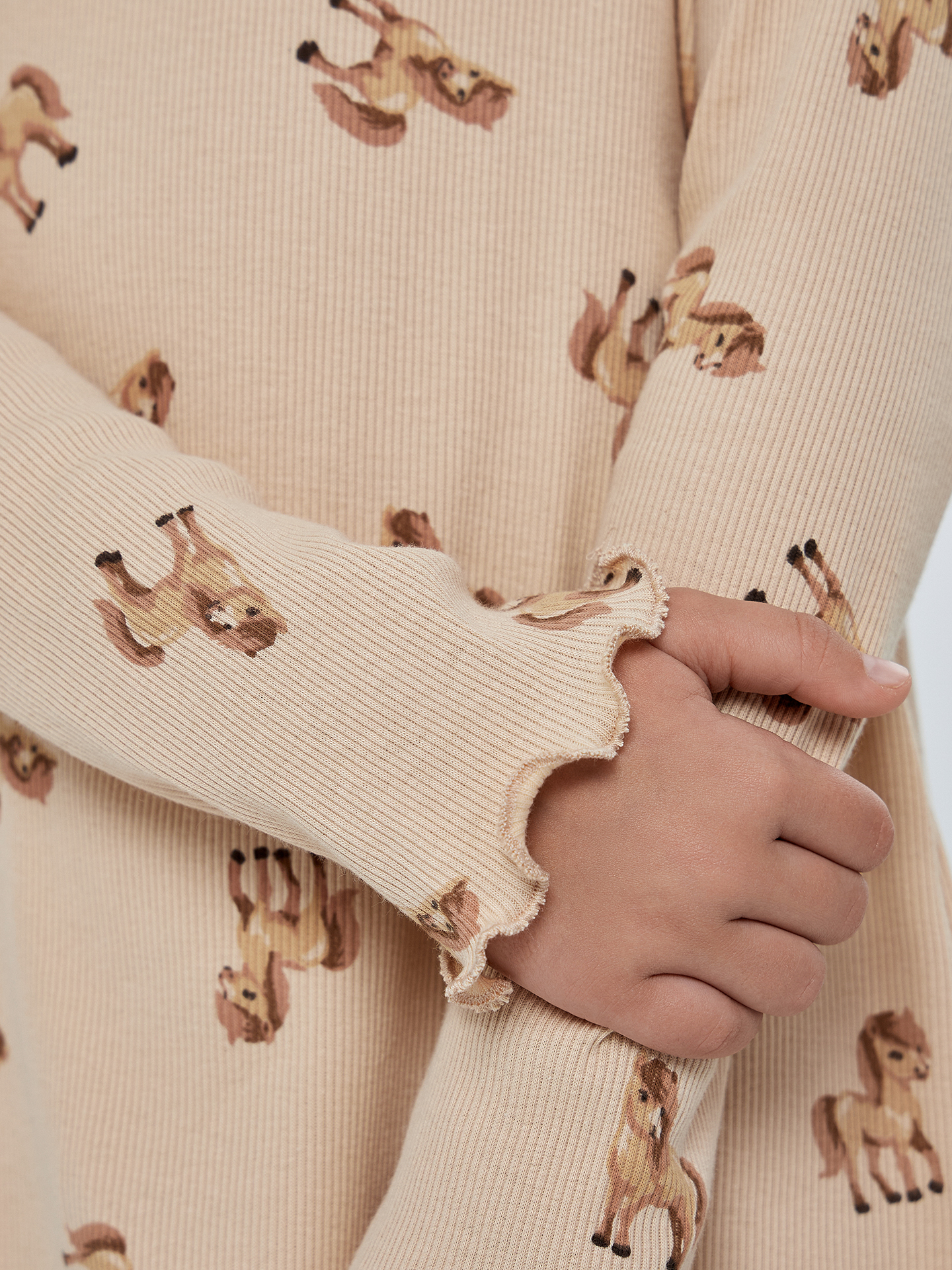 Сорочка ночная Mark Formelle (Марк Формэль) 577726/лошадки на бежевом - фото 6