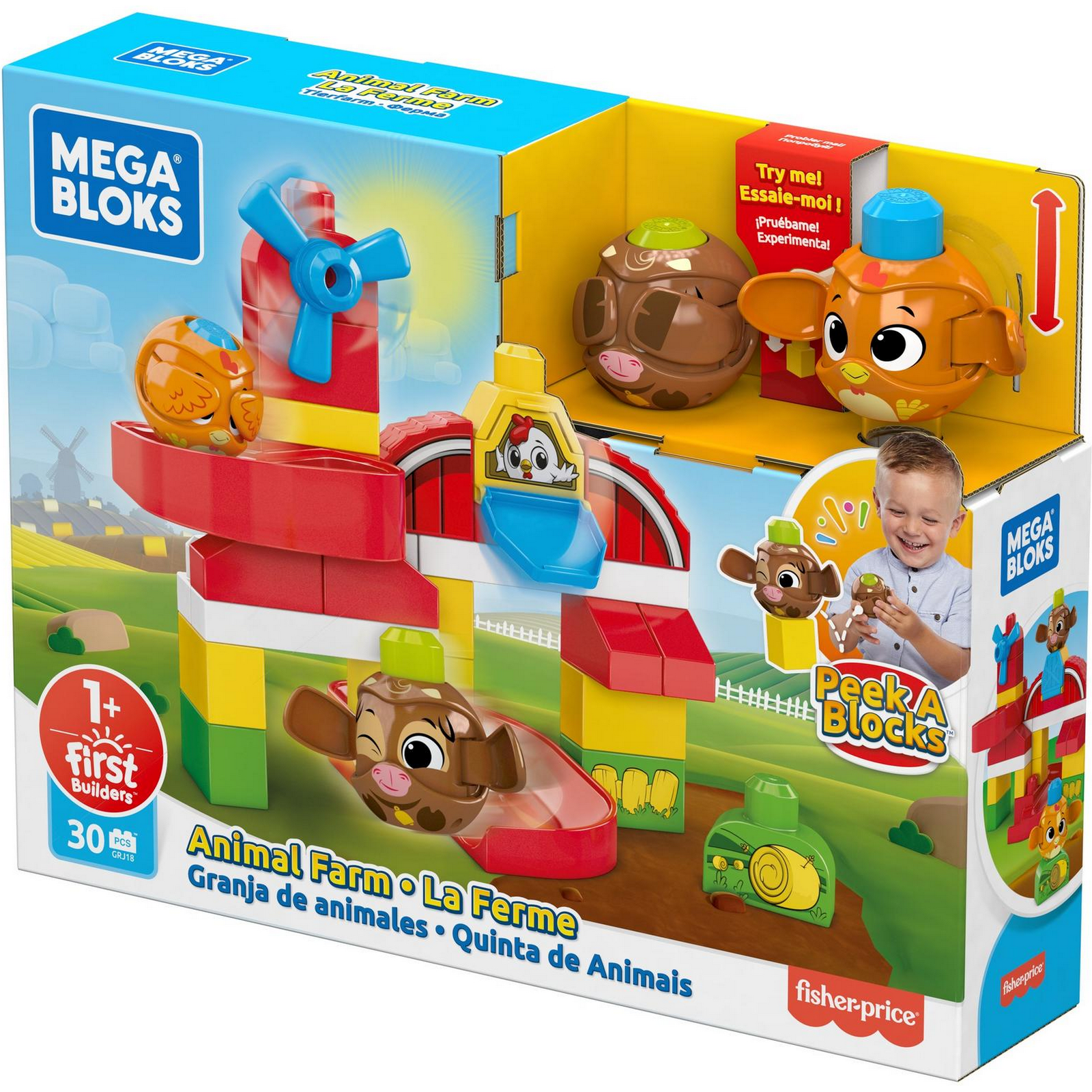 Конструктор Mega Bloks Прятки на ферме блочный - фото 4