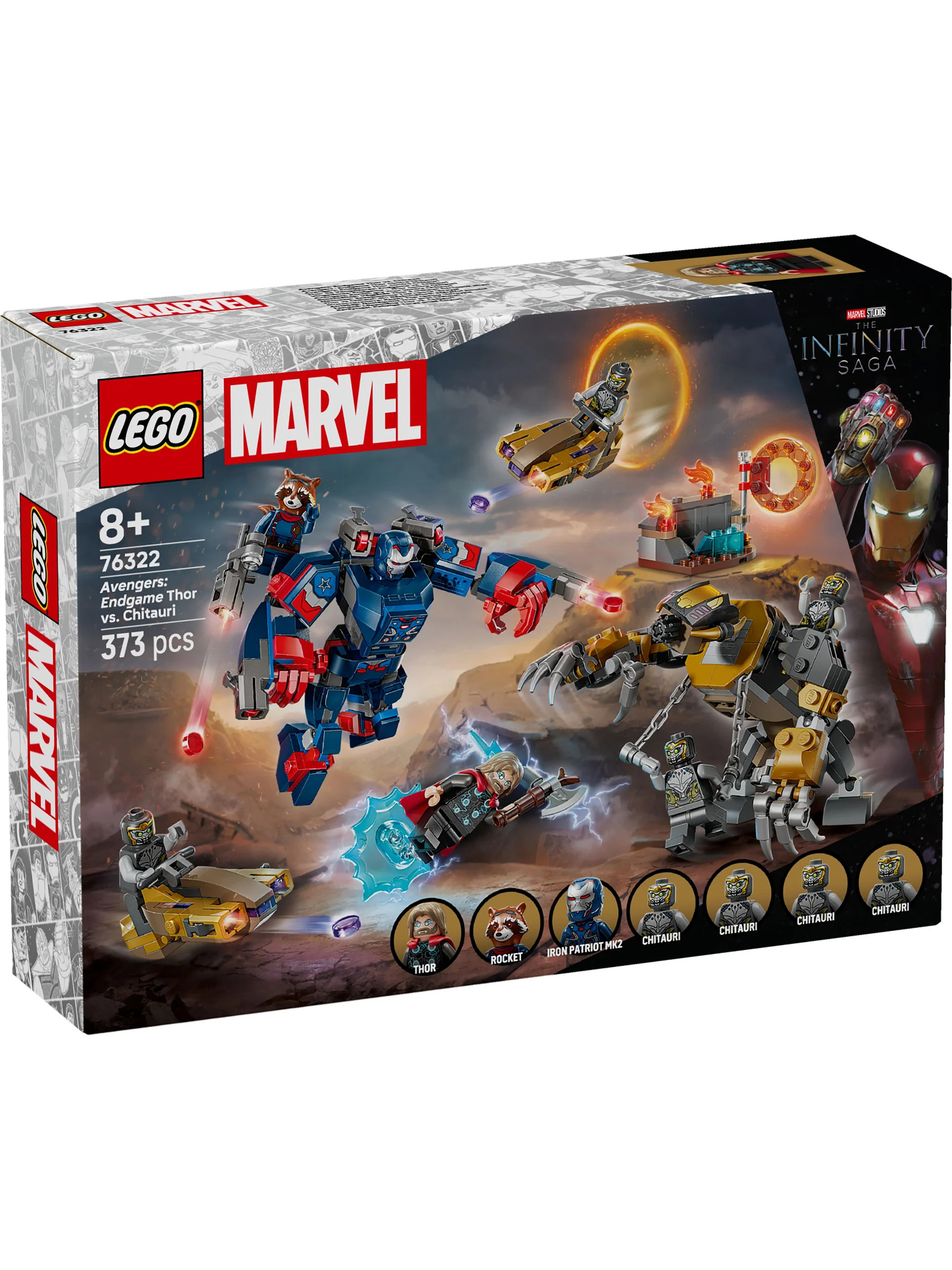 Конструктор LEGO Marvel Super Heroes Тор против Читаури 373 дет. - фото 1