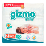 Подгузники Gizmo Baby Eco 2 100 шт.