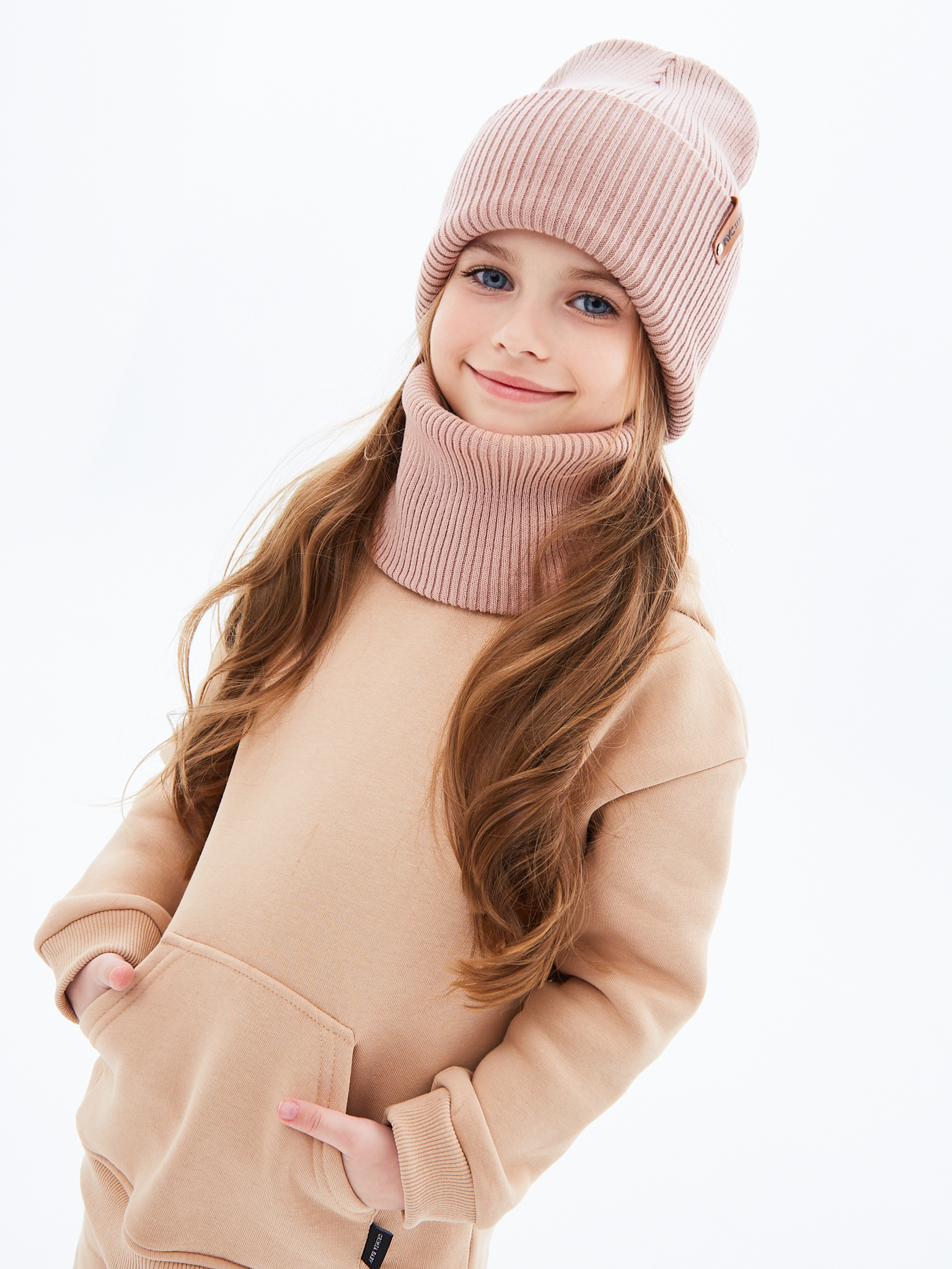 Шапка и снуд KUBRIO KU-H-72-lopataG-Coffee - фото 7