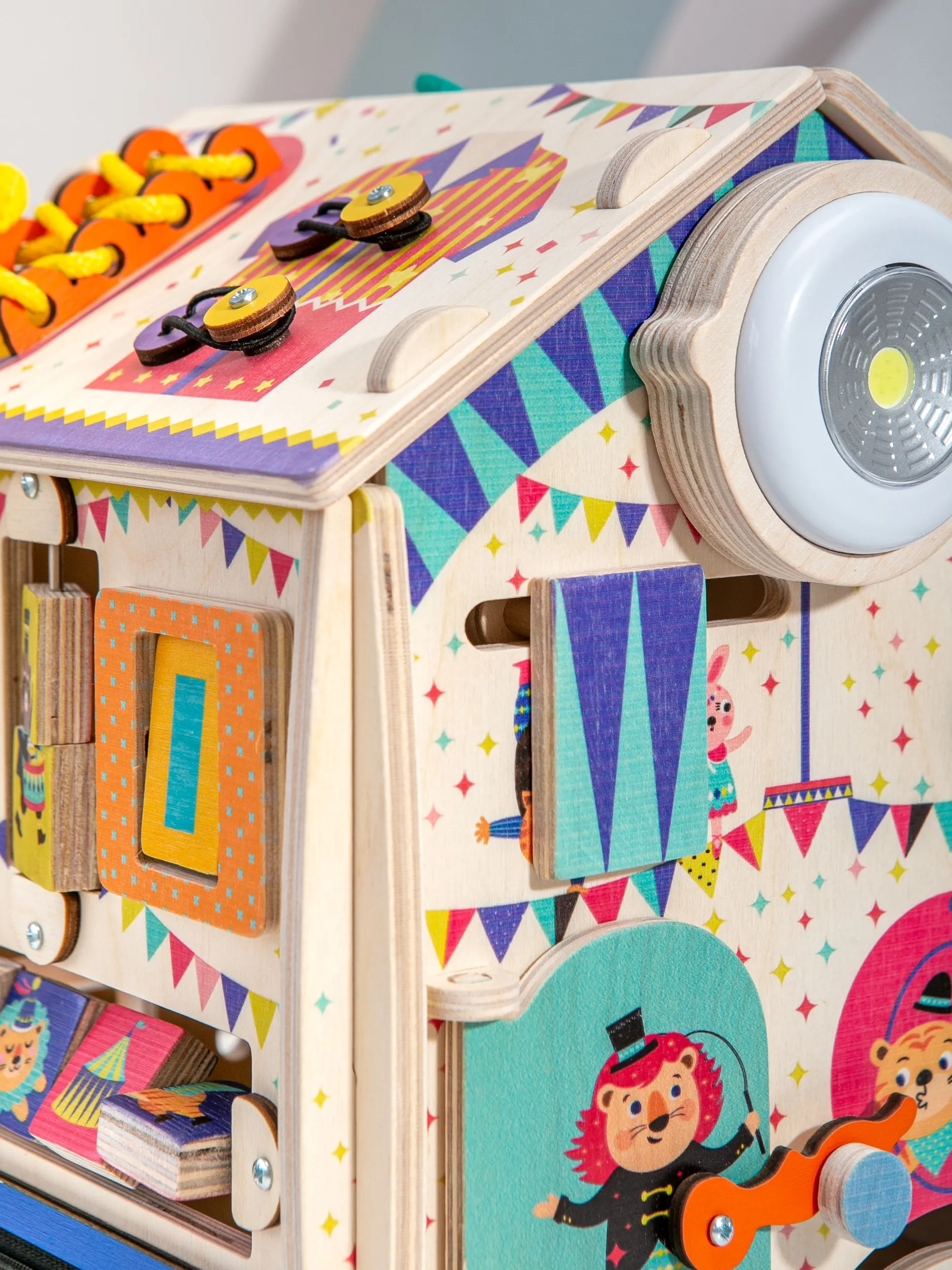 Игрушка Mag Wood бизиборд Веселая арена - фото 7