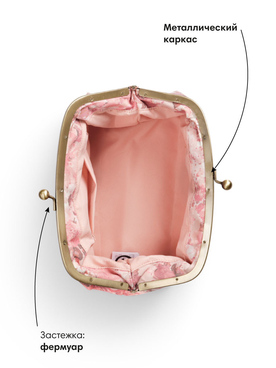 Косметичка женская с фермуаром Elodie River Rose - фото 3