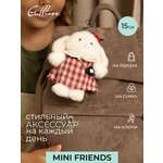 Мягкая игрушка GULLIVER toys Зайчик в платье, 15 см