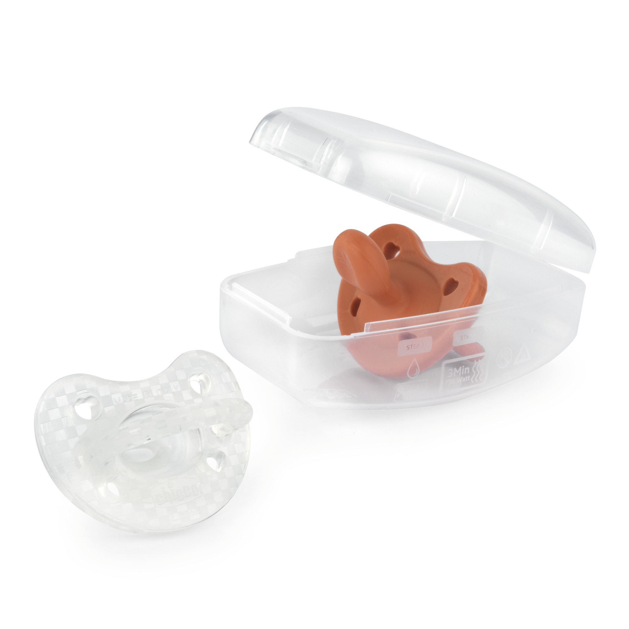 Пустышка Chicco силикон анатомическая от 18 мес. 2 шт. - фото 2