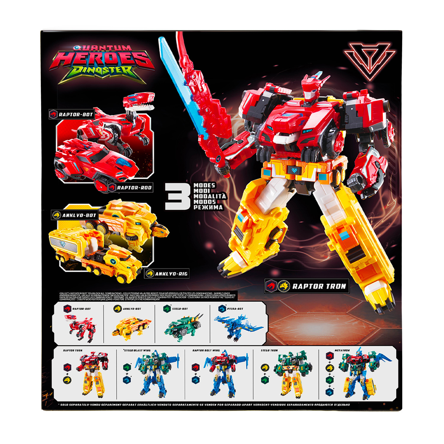 Игровой набор Dinoster Раптор Трон 4-в-1 - фото 4