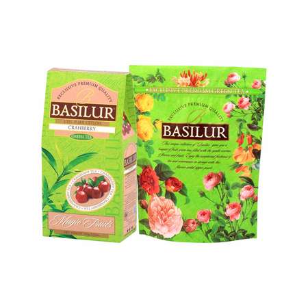 Чай зеленый Basilur Волшебные фрукты Клюква100 г