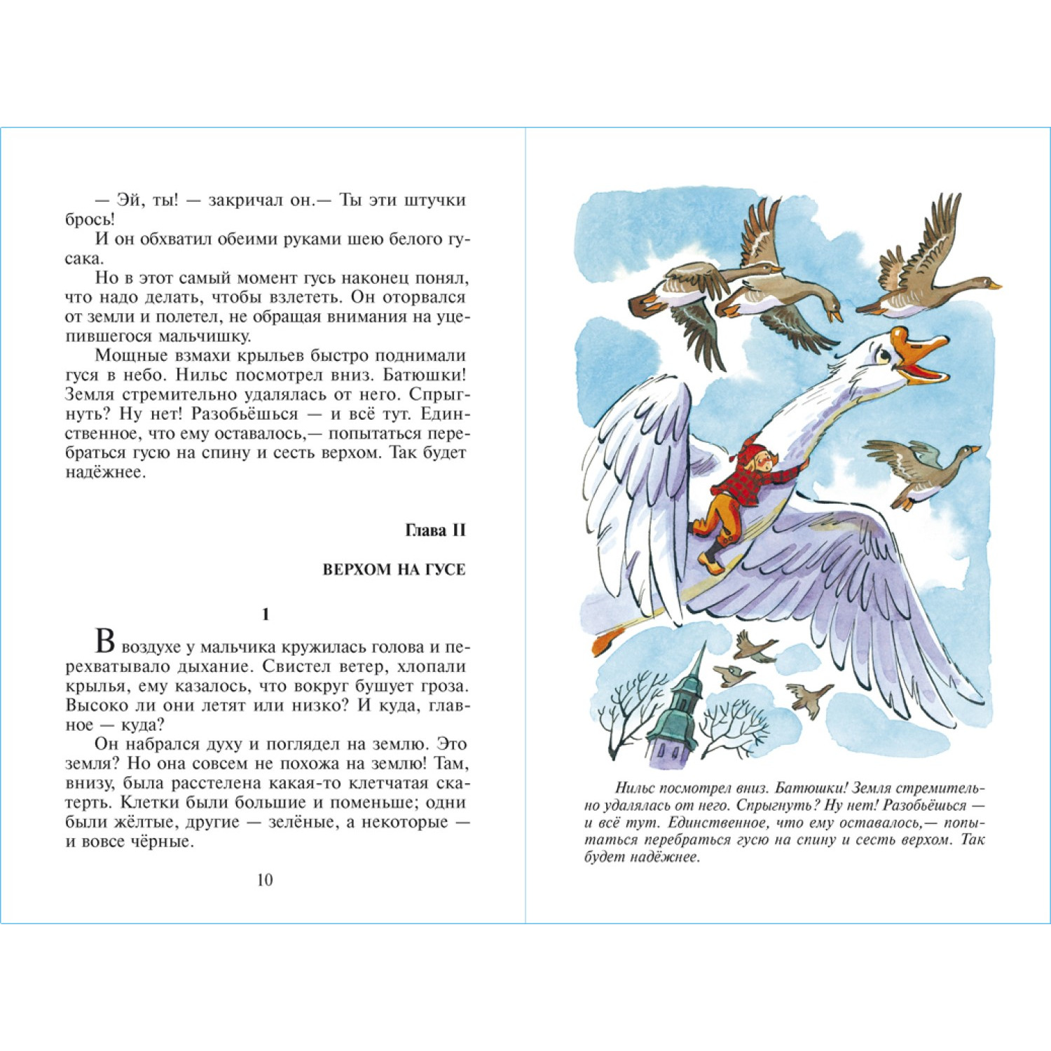 Книга Самовар Путешествие Нильса с дикими гусями. С Лагерлёф - фото 5