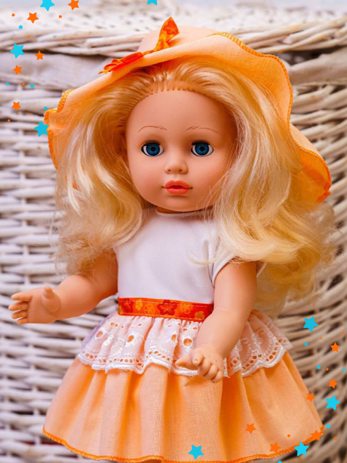 Кукла классическая СТРАНА КУКОЛ большая говорящая Алиса высота 40 см 22-19.3 - фото 13