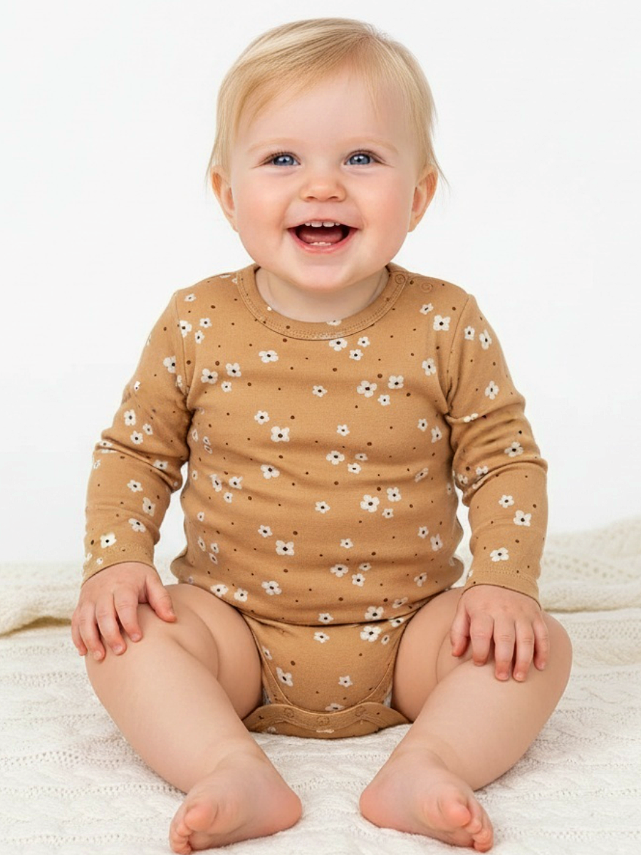 Боди Linas baby 1989-9_Кофейный - фото 1