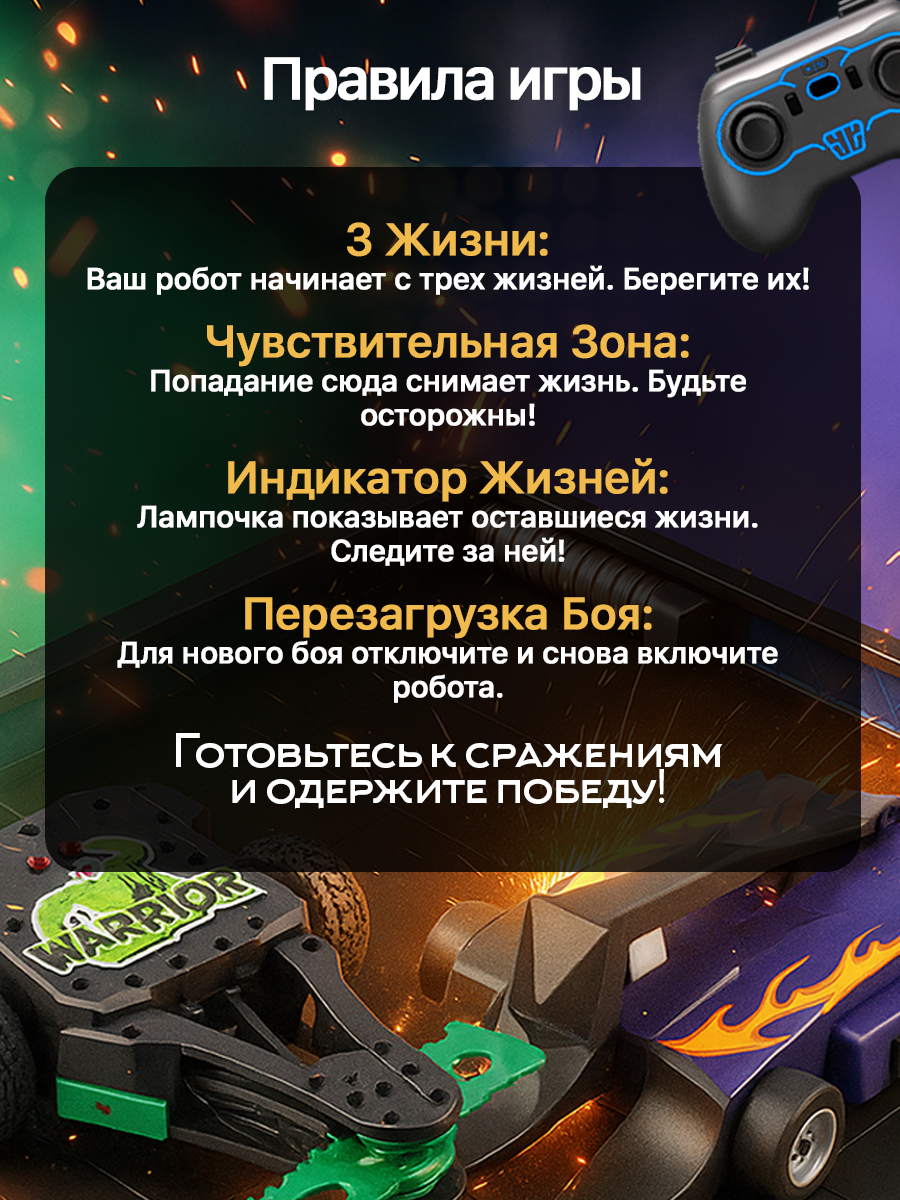 Робот РУ ULTRA BOTS Огненный Шторм - фото 13