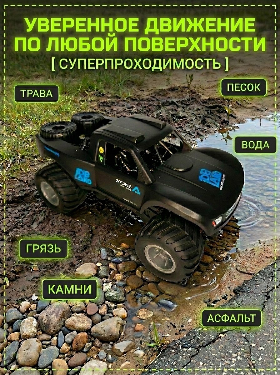 Автомобиль РУ MihokiToys Jeep Джип Амфибия - фото 2