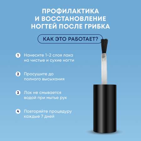 Лак для ногтей SOLOMEYA Противогрибковый 6 мл