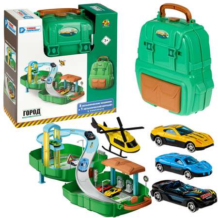 Парковка 1TOY город многоуровневый, с лифтом
