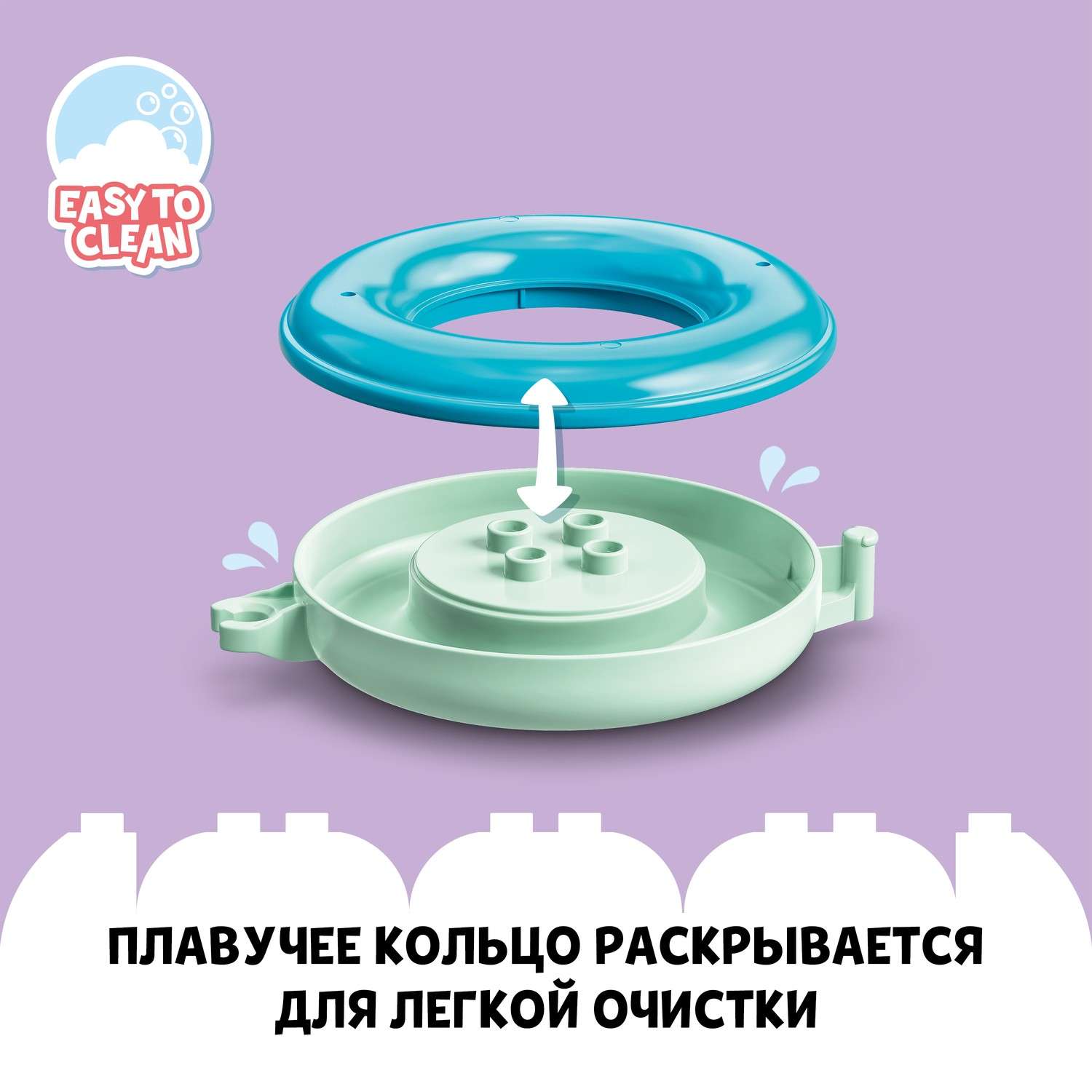 Конструктор LEGO DUPLO Плавучий поезд для зверей 14 дет. - фото 6