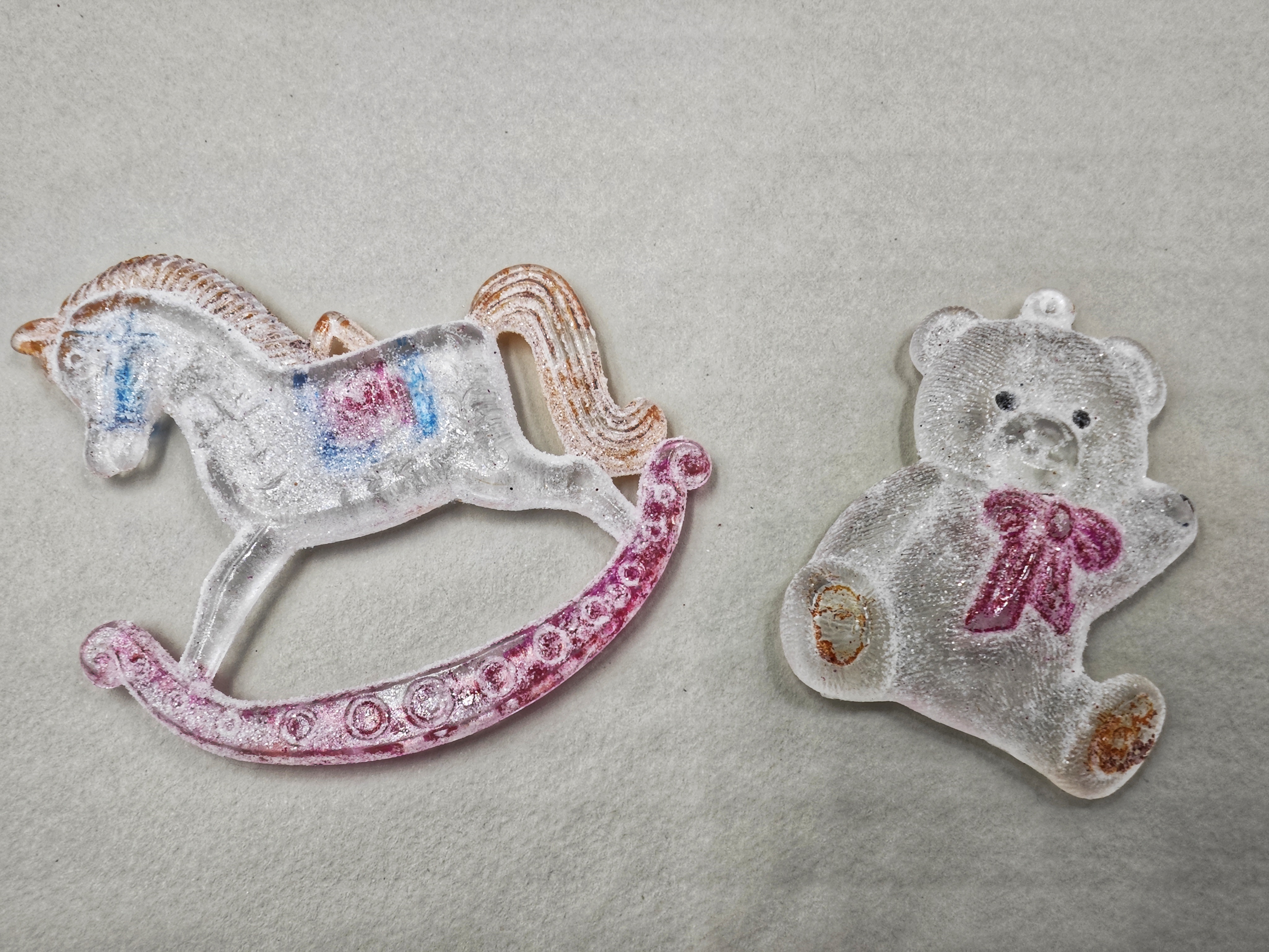 Украшение ёлочное Магия праздника подвеска Зверюшки 3 набора по 2 шт - фото 1