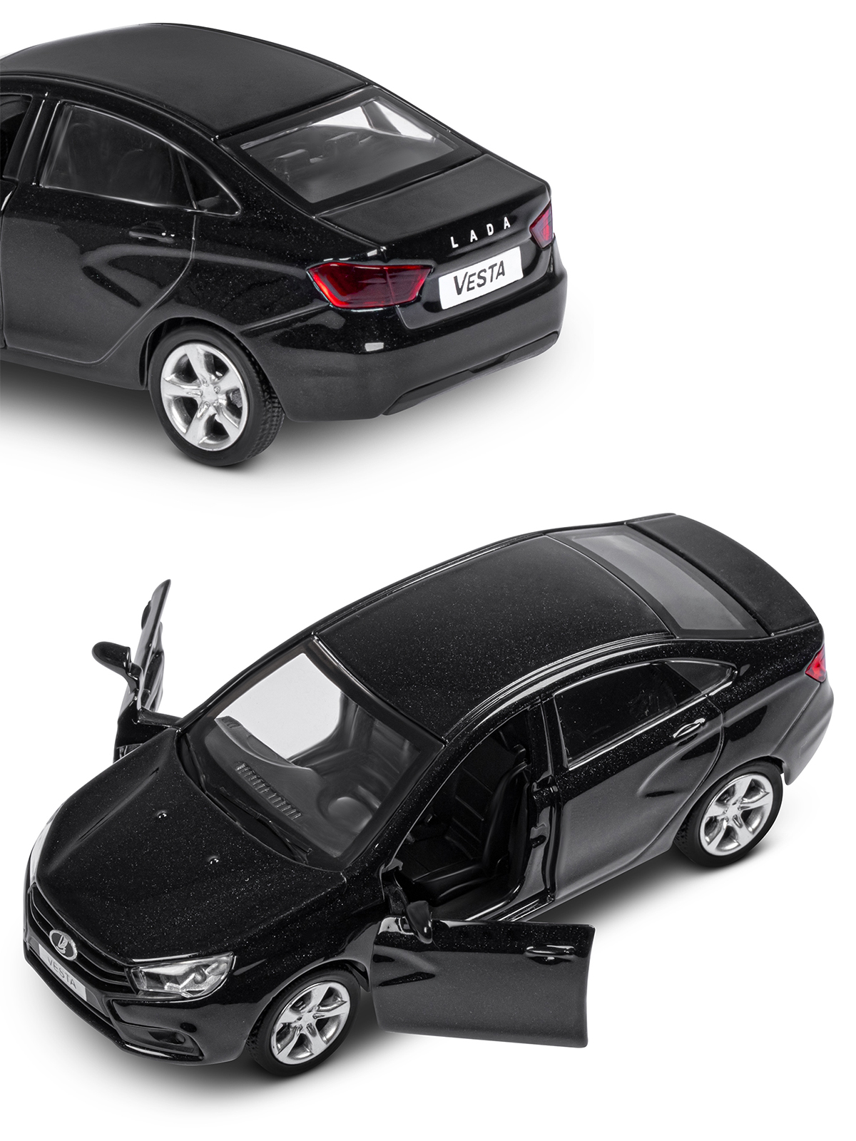 Автомобиль АВТОпанорама LADA Vesta 1:43 JB1251617 - фото 11
