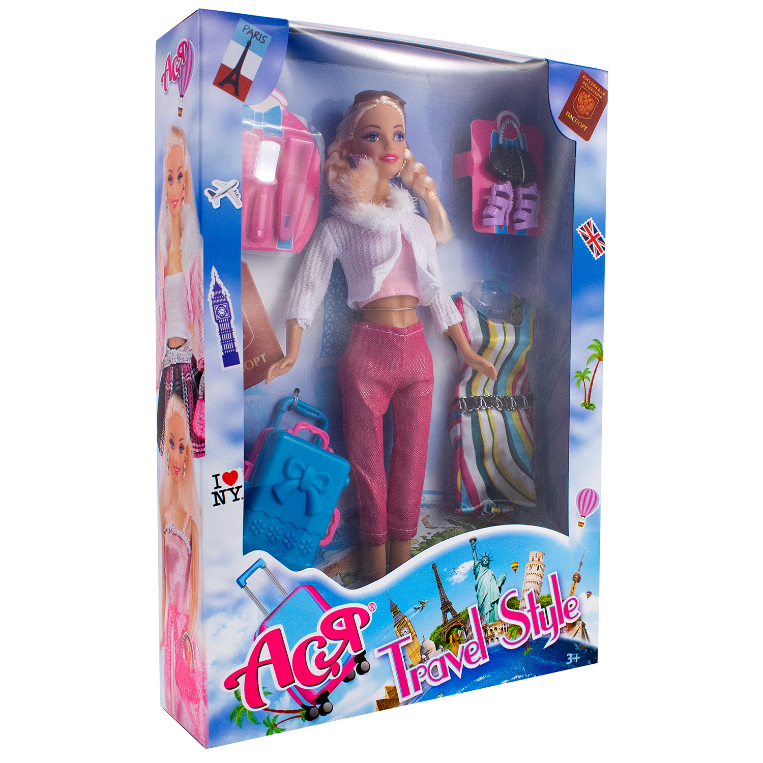 Кукла модельная ToysLab Ася путешественница 35076 - фото 3