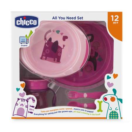 Набор посуды Chicco 5 шт.