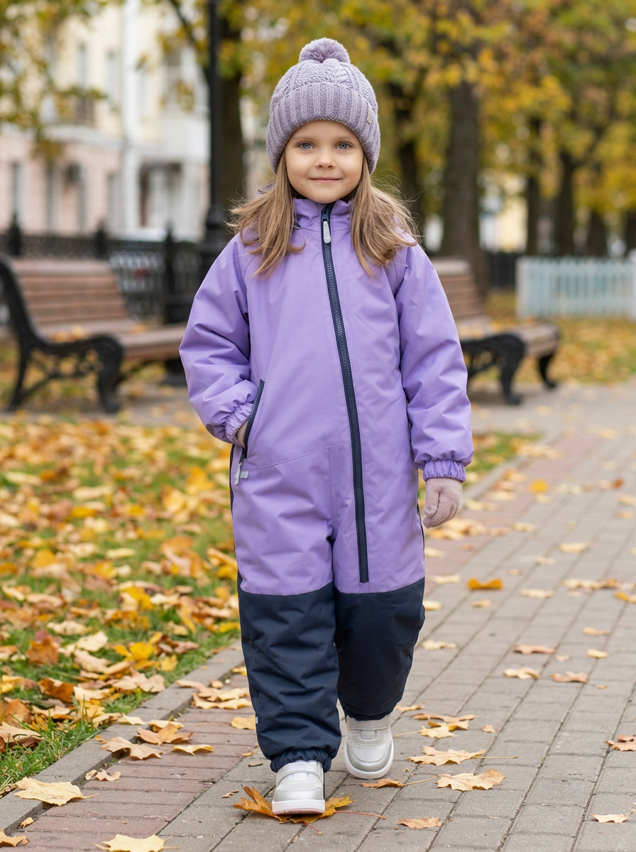 Комбинезон Arctic kids 30-042 сирень - фото 2