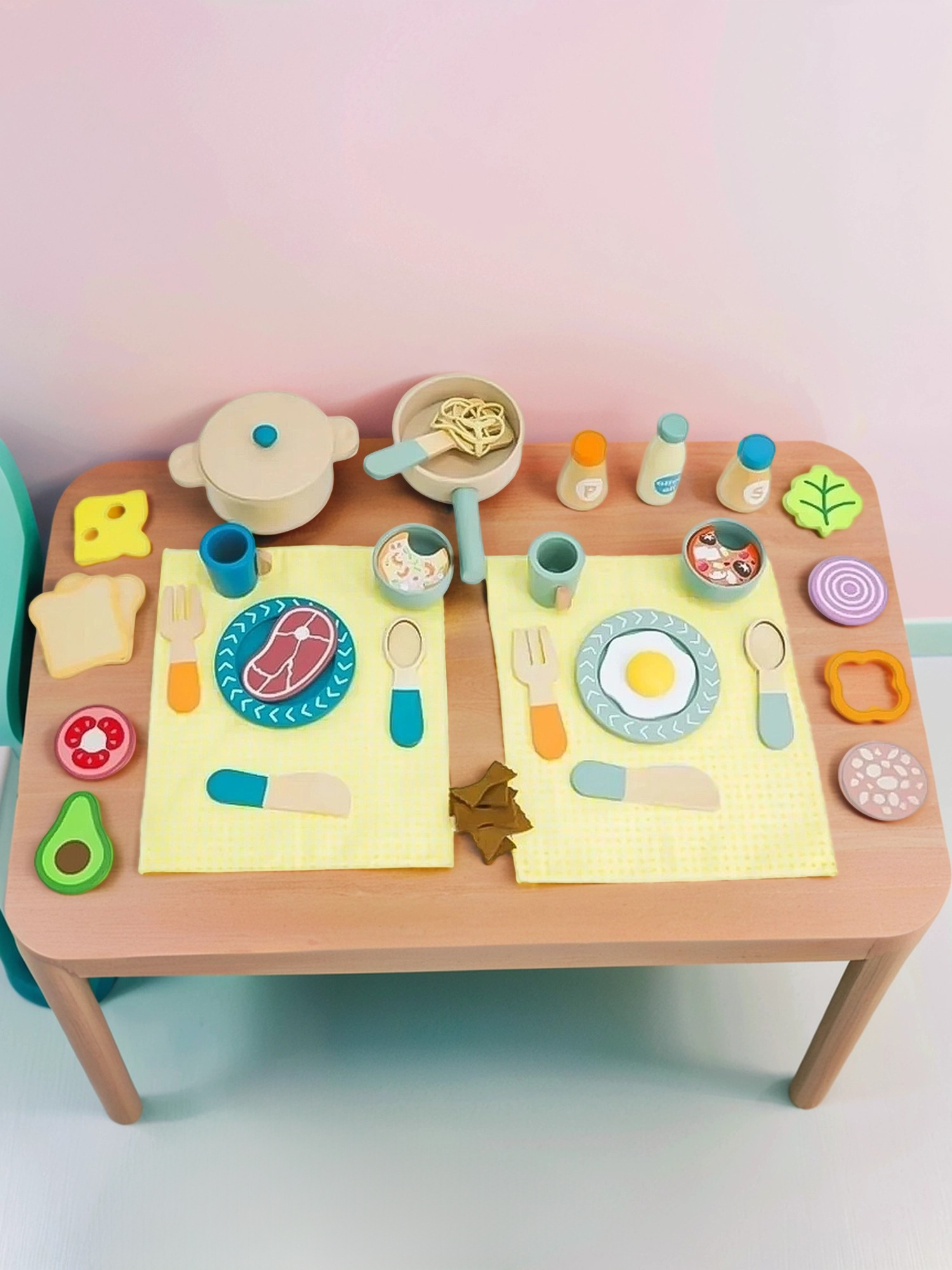 Игрушка Madliani посуда, продукты 36 предм. - фото 3