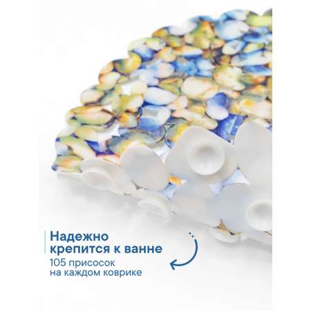 Коврик для ванной VILINA камни 38 x 69 см