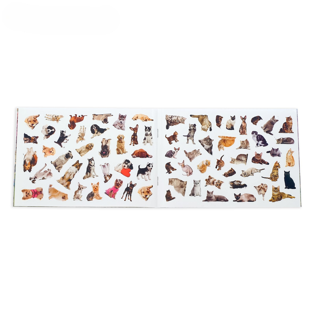 Книжка Буква-ленд 111 наклеек Кошки и собаки 12 стр - фото 3