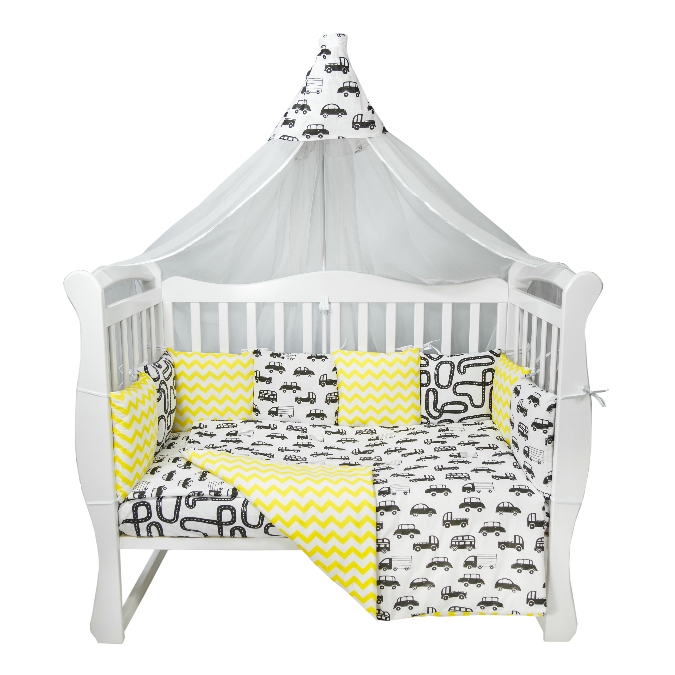 Комплект постельного белья Amarobaby Гонка 7 предм. - фото 3