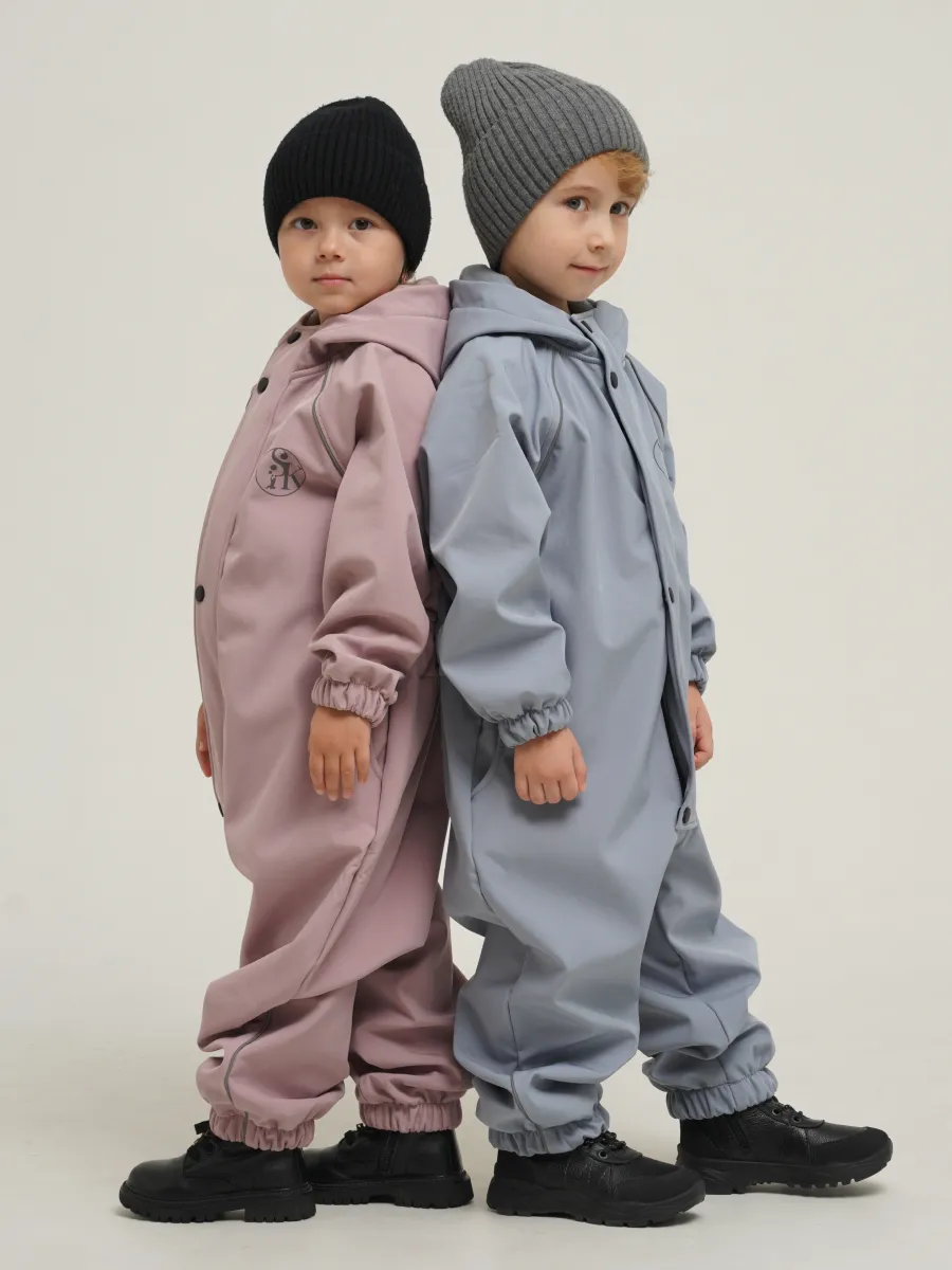 Комбинезон Супер Пупс Комб/сф/пл/серебряно-серый - фото 19