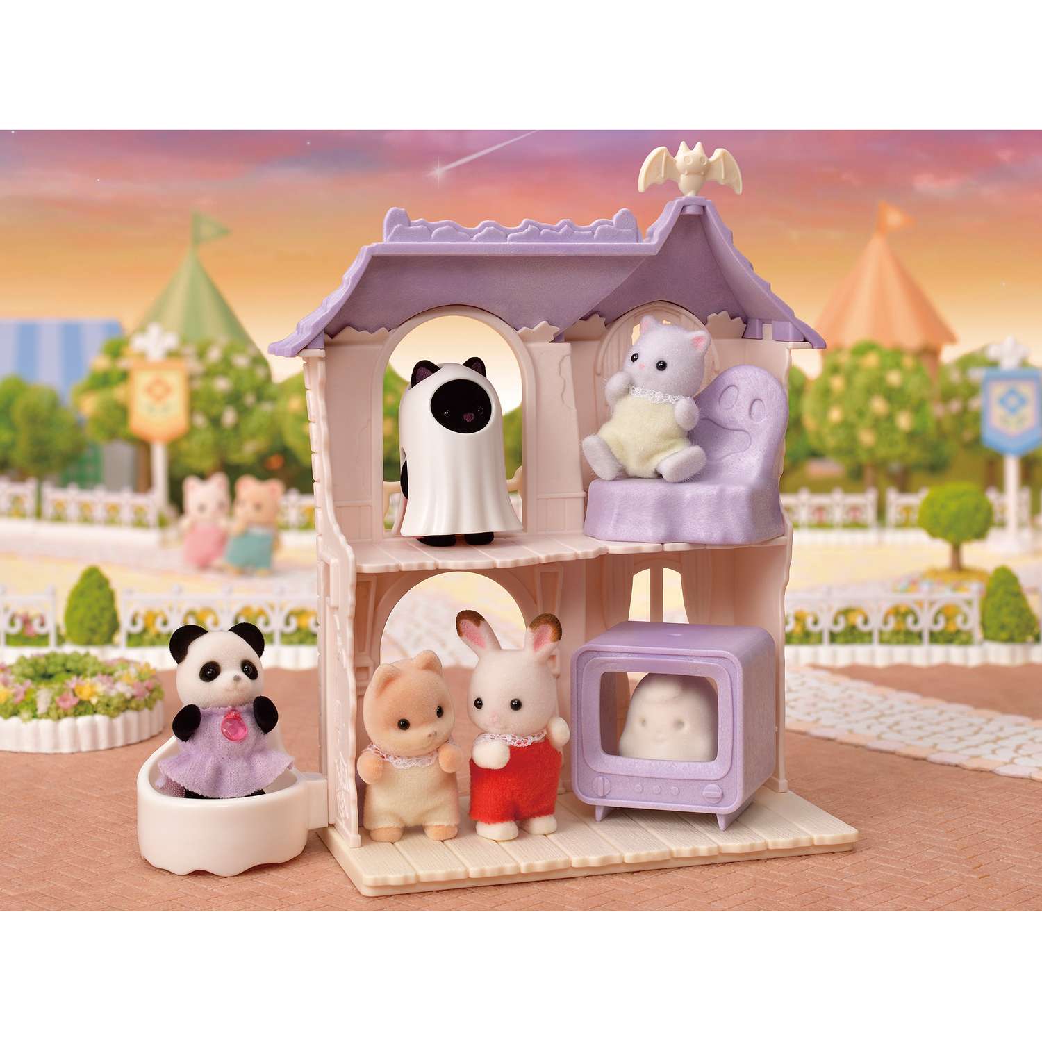 Игровой набор Sylvanian Families Домик с привидениями - фото 7