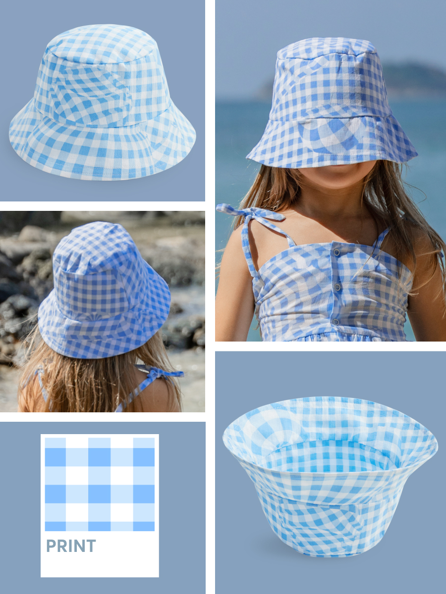 Панама Happy Baby 88113_light-blue-cell - фото 4