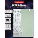 Общая тетрадь Brauberg клетка 80 лист.