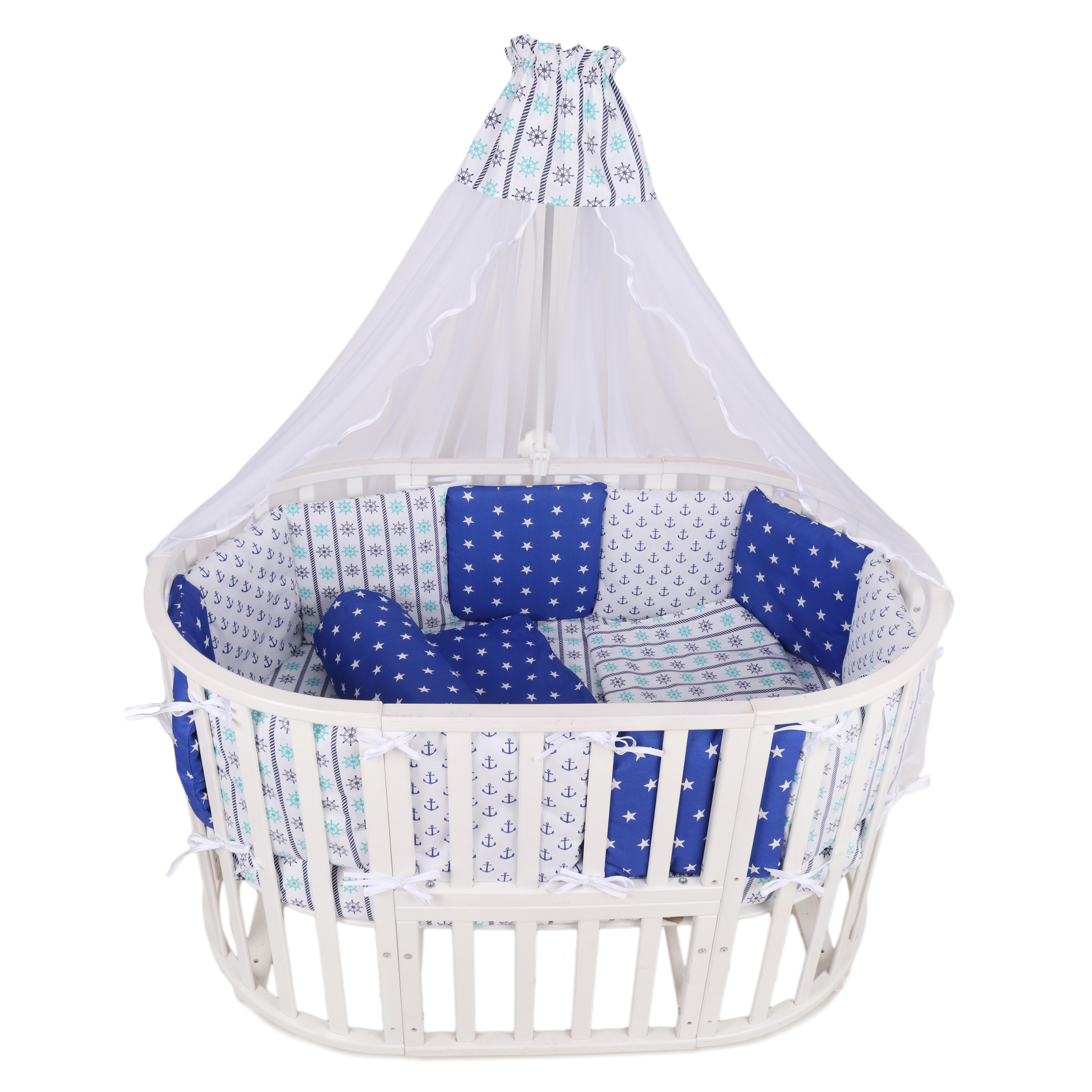 Комплект постельного белья Amarobaby Море 4предмета ABDM-3015-Br - фото 7