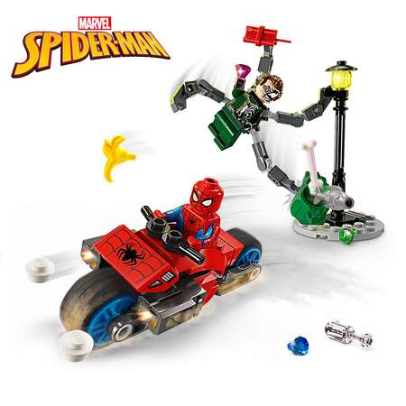 Конструктор LEGO Marvel Super Heroes Человек-паук против Дока Ока блочный