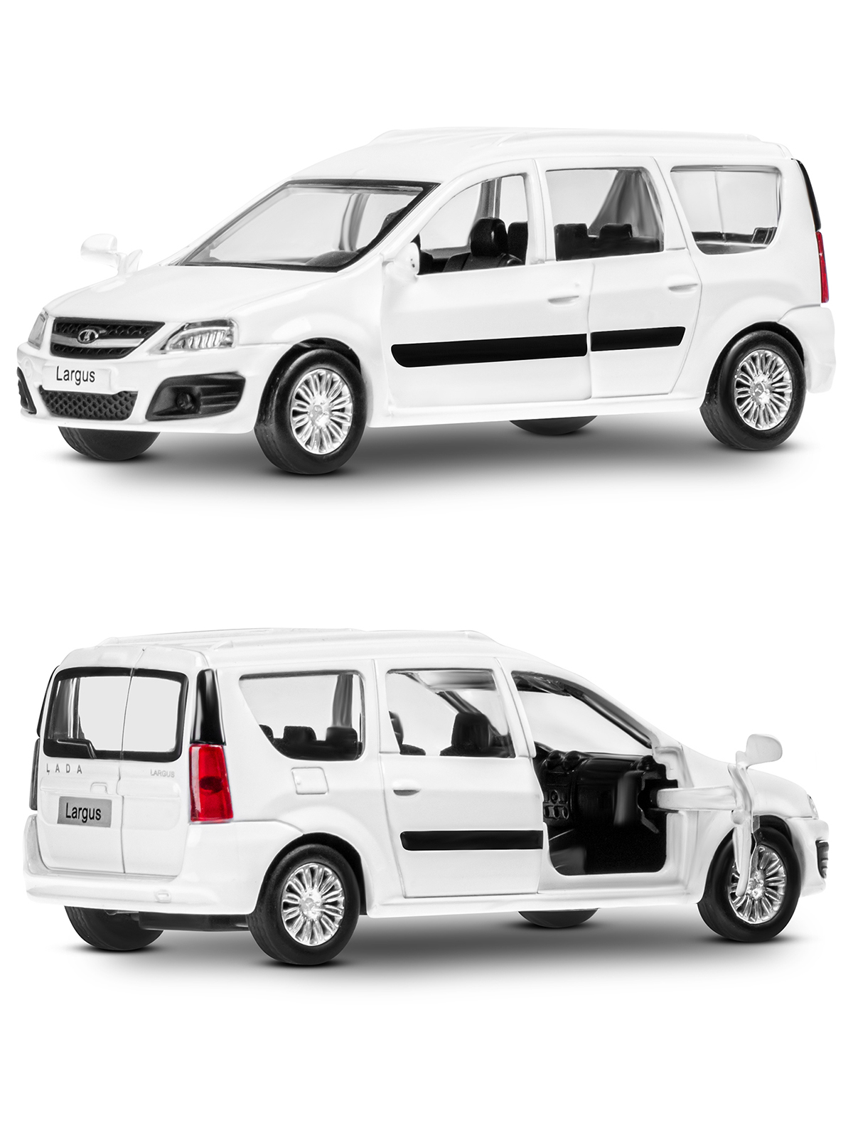 Автомобиль АВТОпанорама LADA Largus 1:43 JB1251629 - фото 10