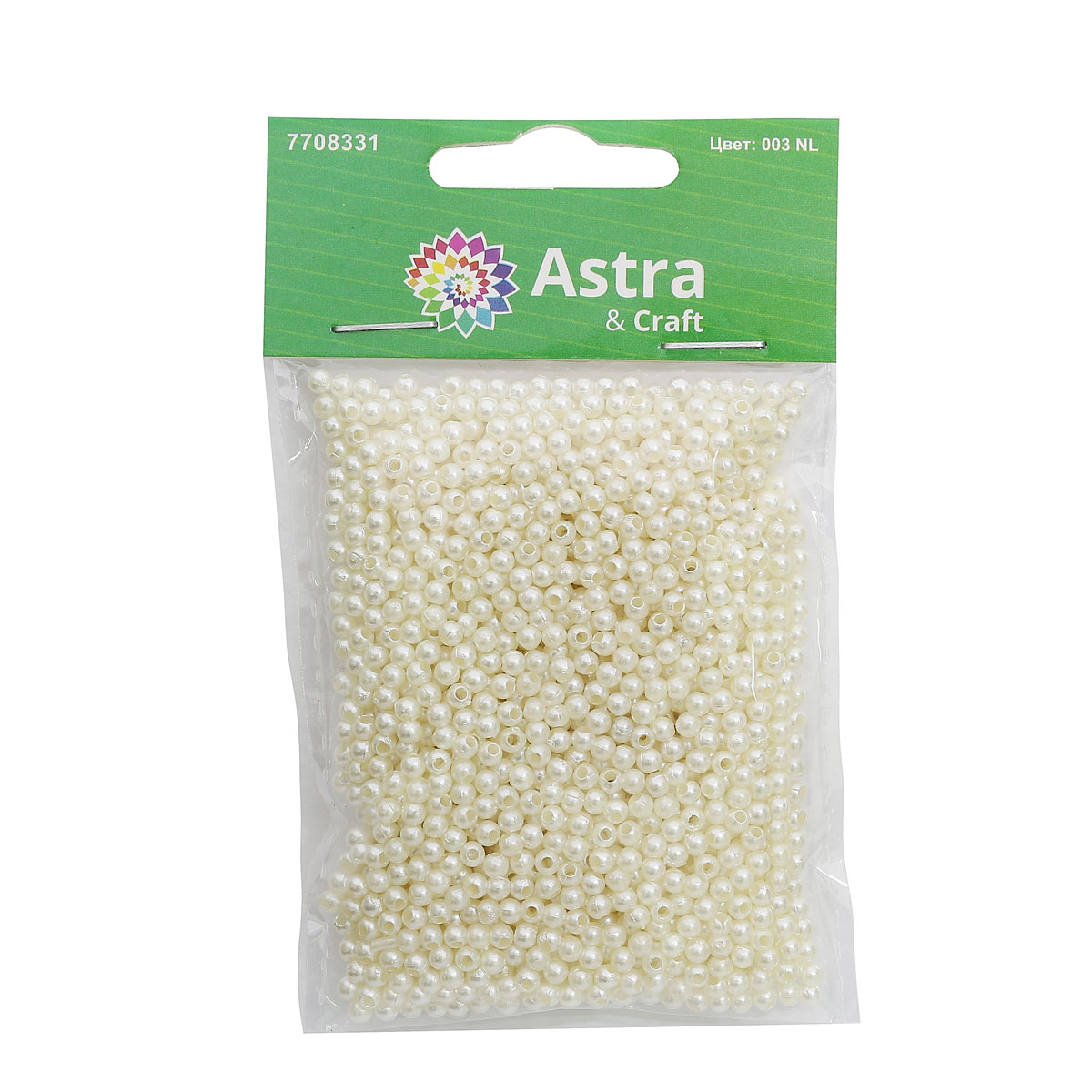 Набор для творчества Astra Craft Бусины 3 мм 20 г круглые - фото 6