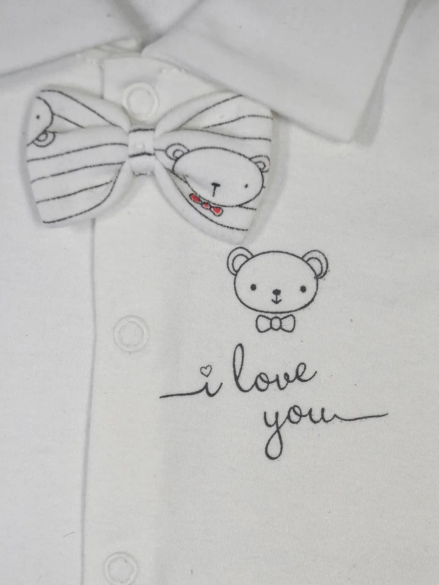 Боди 2 шт Шустрая пчелка 870002ПолоскаБантик - фото 6