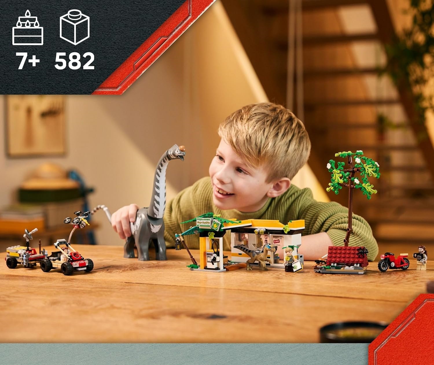 Конструктор LEGO Jurassic World Миссия по отслеживанию 582 дет. - фото 6