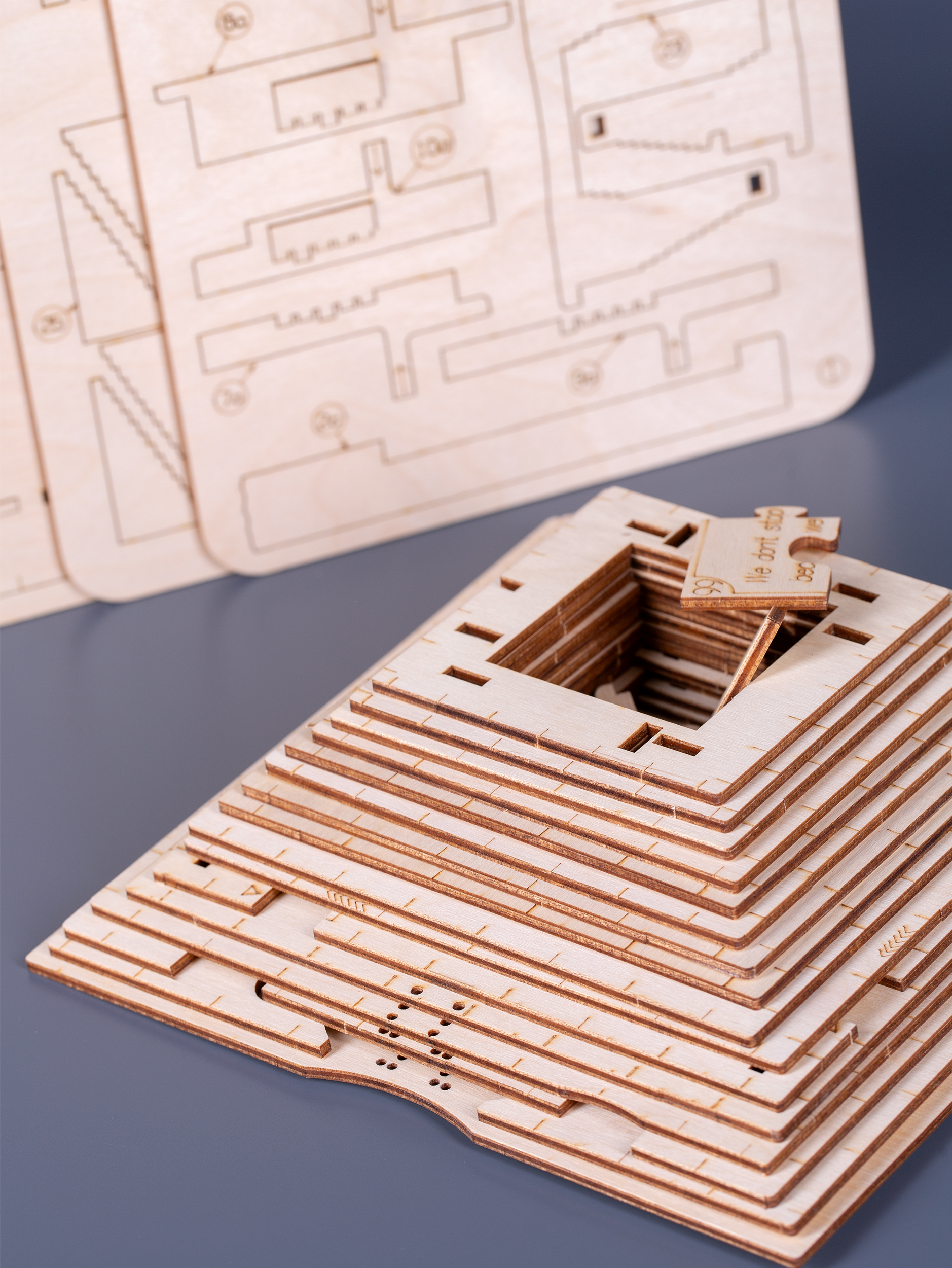 Настольная игра EscapeWelt Пирамида DIY - фото 2