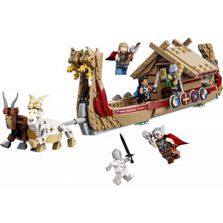 Конструктор LEGO Marvel Super Heroes The Goat Boat блочный