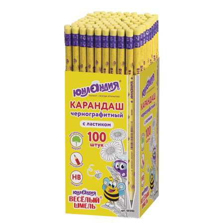 Карандаши чернографитные Юнландия 1 шт.