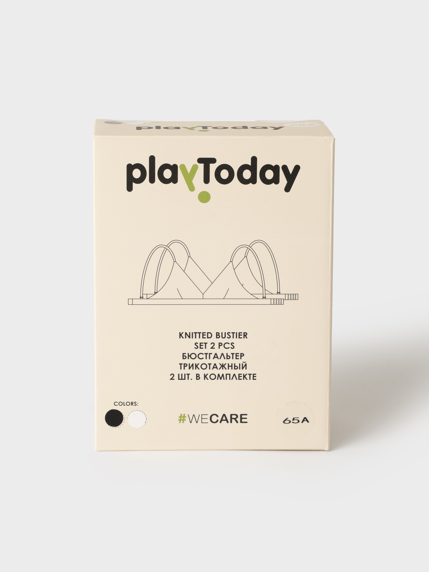 Топ-бра 2 шт PlayToday 22527350 - фото 3