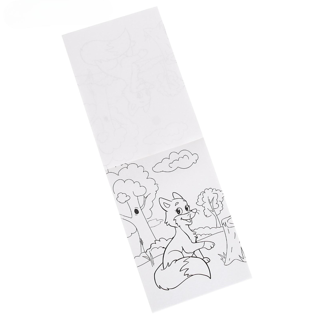 Комплект раскрасок Буква-ленд 100 листов Лесные жители - фото 2